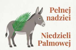 Gotowa kartka z życzeniami na Niedzielę Palmową. Wybierz grafikę z tekstem i wyślij bliskim