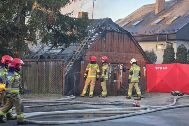 Tragiczny pożar w Skarżysku-Kamiennej