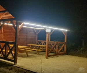  Innowacyjna wiata w Żelaznej Górze.