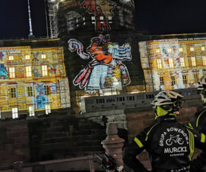 Szczecińscy rowerzyści na Festiwalu Światła w Berlinie