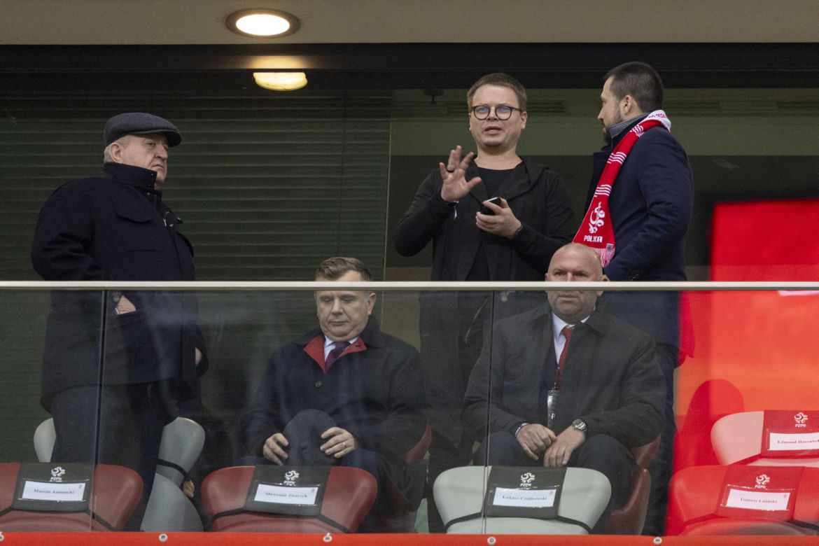 Znane osoby na meczu Polska - Albania w barażach o awans na Mistrzostwa Świata. Zobacz zdjęcia