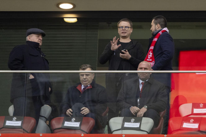 Znane osoby na meczu Polska - Albania w barażach o awans na Mistrzostwa Świata. Zobacz zdjęcia