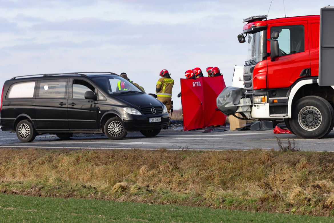 Śmiertelny wypadek w Zielęciach pod Brzegiem