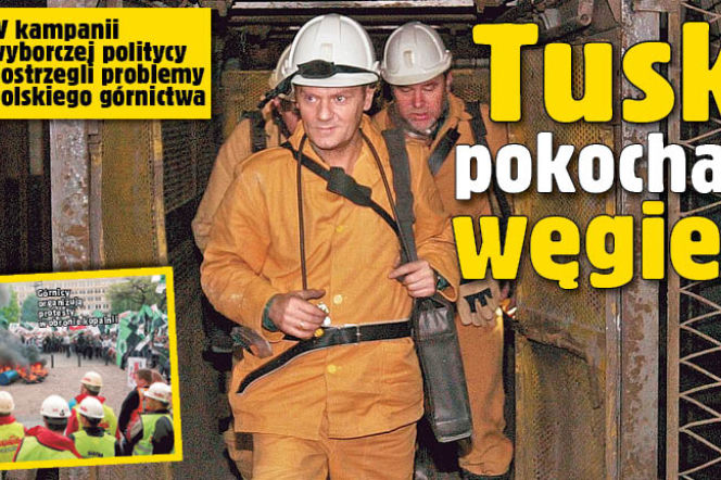 Tusk pokochał węgiel