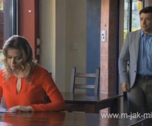 M jak miłość. Anna (Tamara Arciuch), Marek (Kacper Kuszewski)