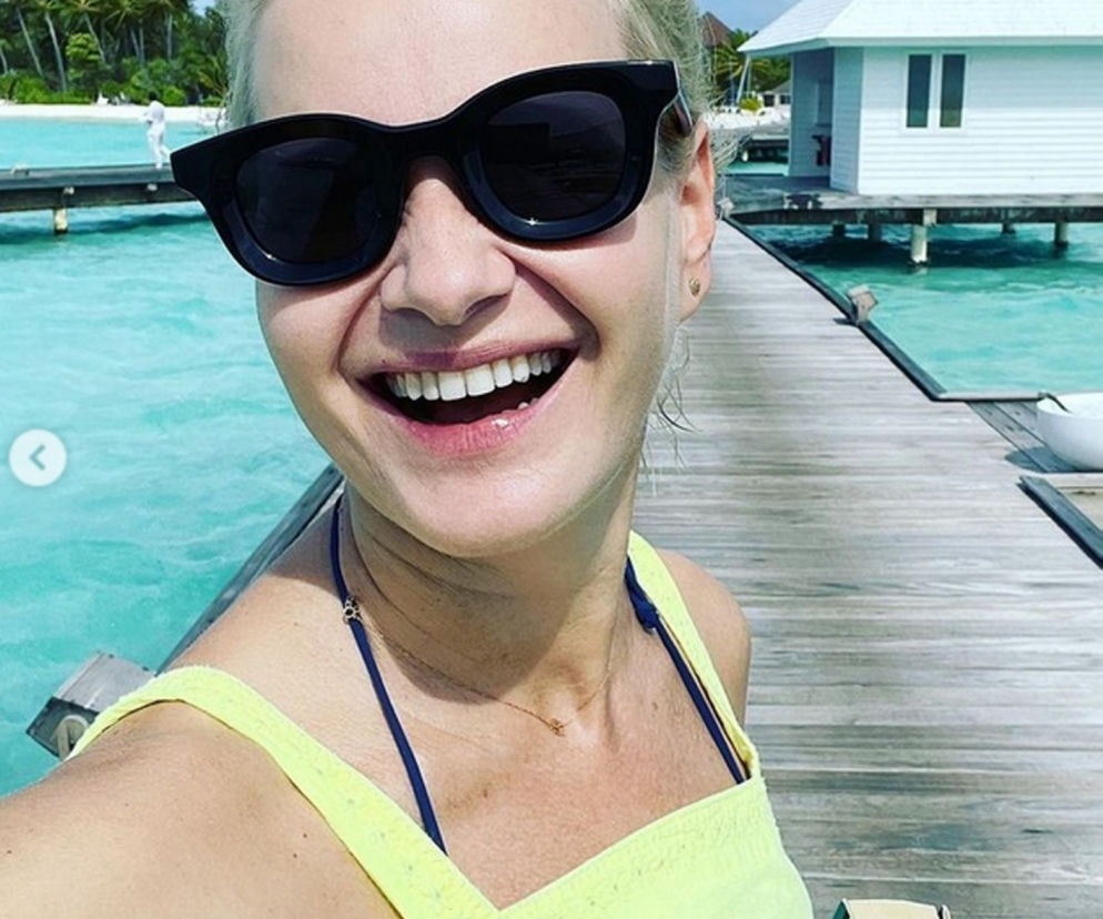 Małgorzata Kożuchowska. Uciekła w tropiki.