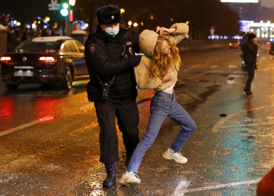 Wyszyli na ulice dla Navalnego. Protesty w Rosji.