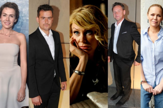 Żony więźniów. Monika Krzywkowska, Antoni Pawlicki, Olga Bołądź, Beata Ścibakówna, Ireneusz Czop