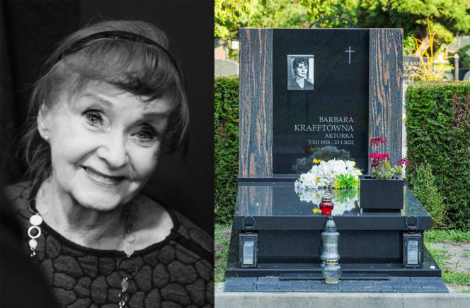 Barbara Krafftówna była wielką gwiazdą. Jej grób na to nie wskazuje? Jest wyjątkowo prosty, ale jedno słowo wszystko zdradza