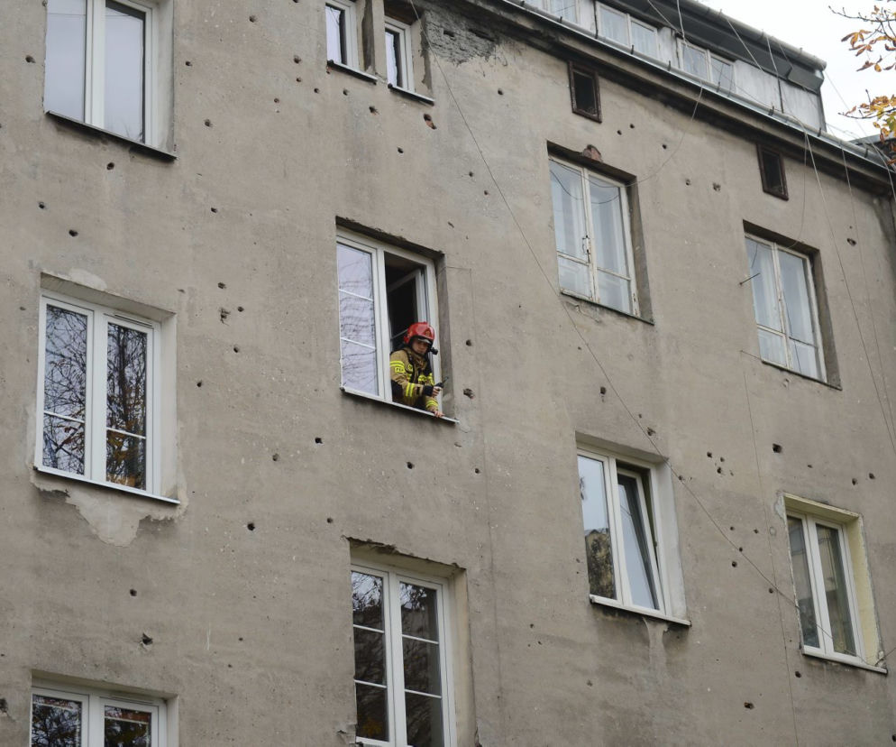 Próba samobójstwa przy ul.Grajewskiej w Warszawie