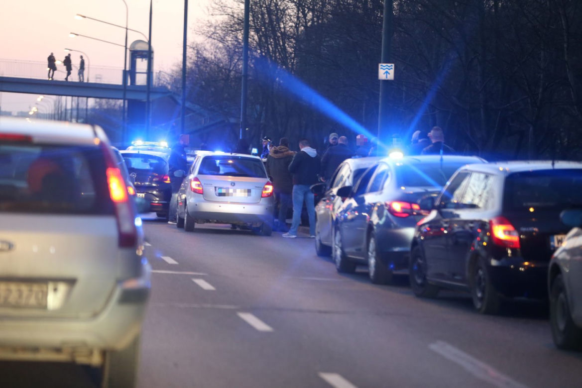 Zatrzymanie na Ostrobramskiej