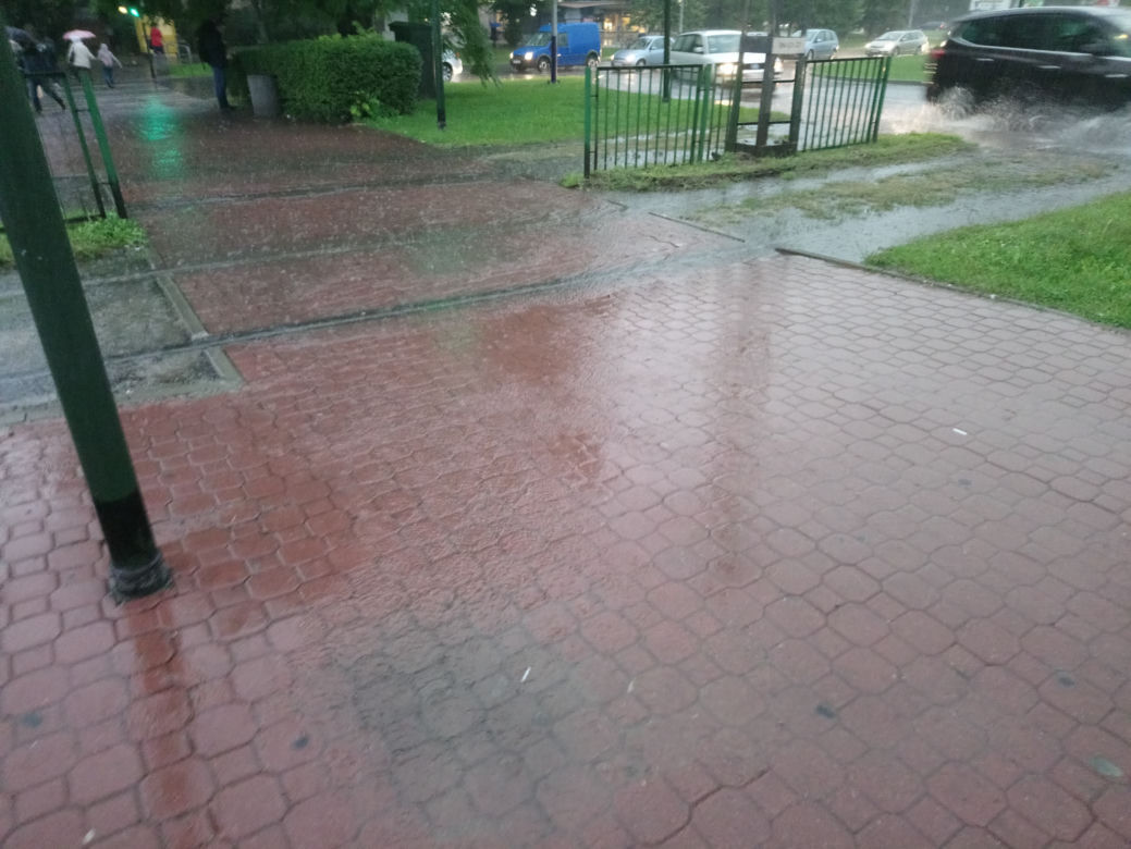 Potężna burza przeszła nad Krakowem