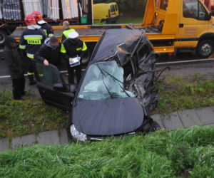 Wypadek pod Łodzią