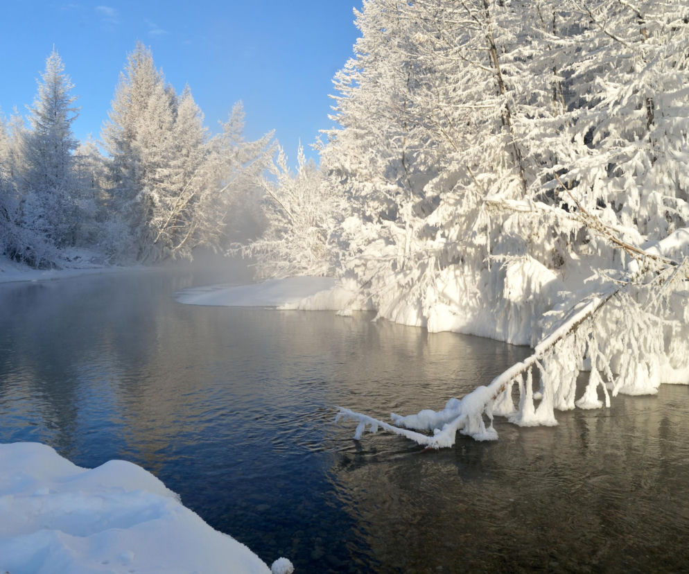 Tu zima już się rozkręciła. -11 stopni Celsjusza i śnieg!