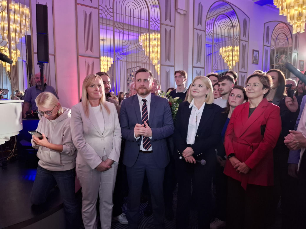Monika Piątkowska, wieczór wyborczy w Krakowie