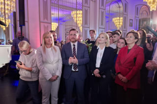 Monika Piątkowska, wieczór wyborczy w Krakowie