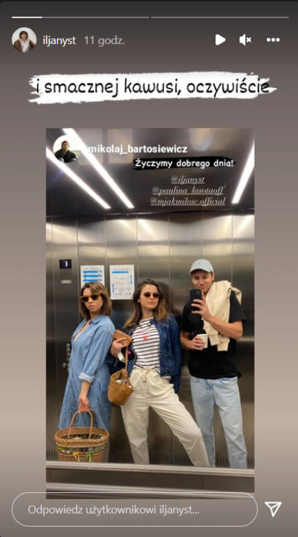 M jak miłość po wakacjach 20222: Aneta (Ilona Janyst), Kasia (Paulina Lasota), Arek Karnowski (Mikołaj Bartosiewicz)