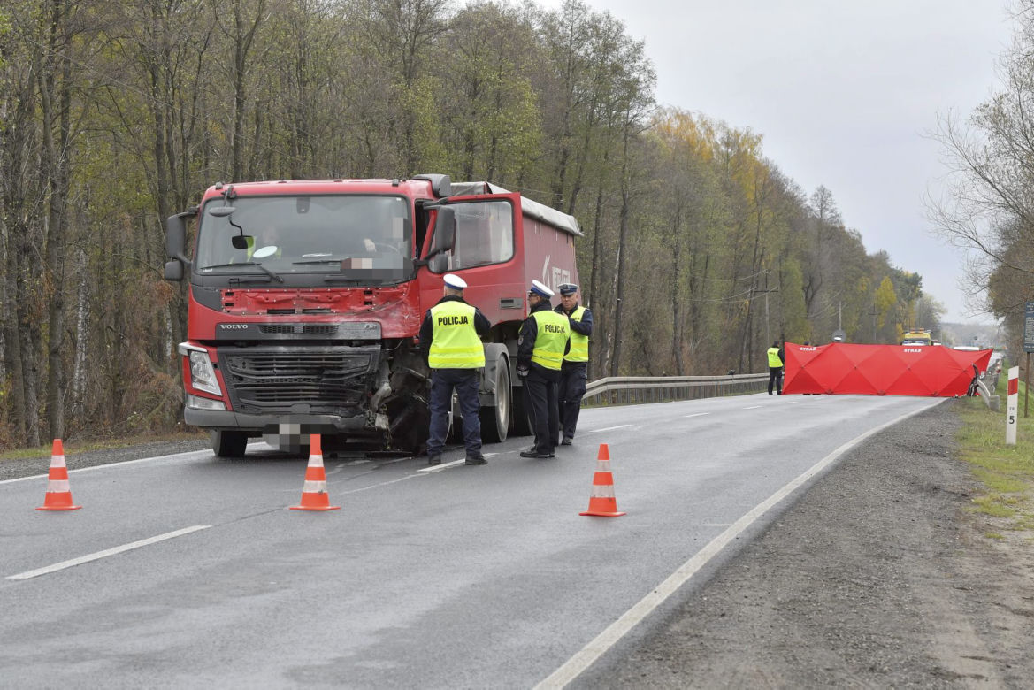 Śmiertelny wypadek na DK61