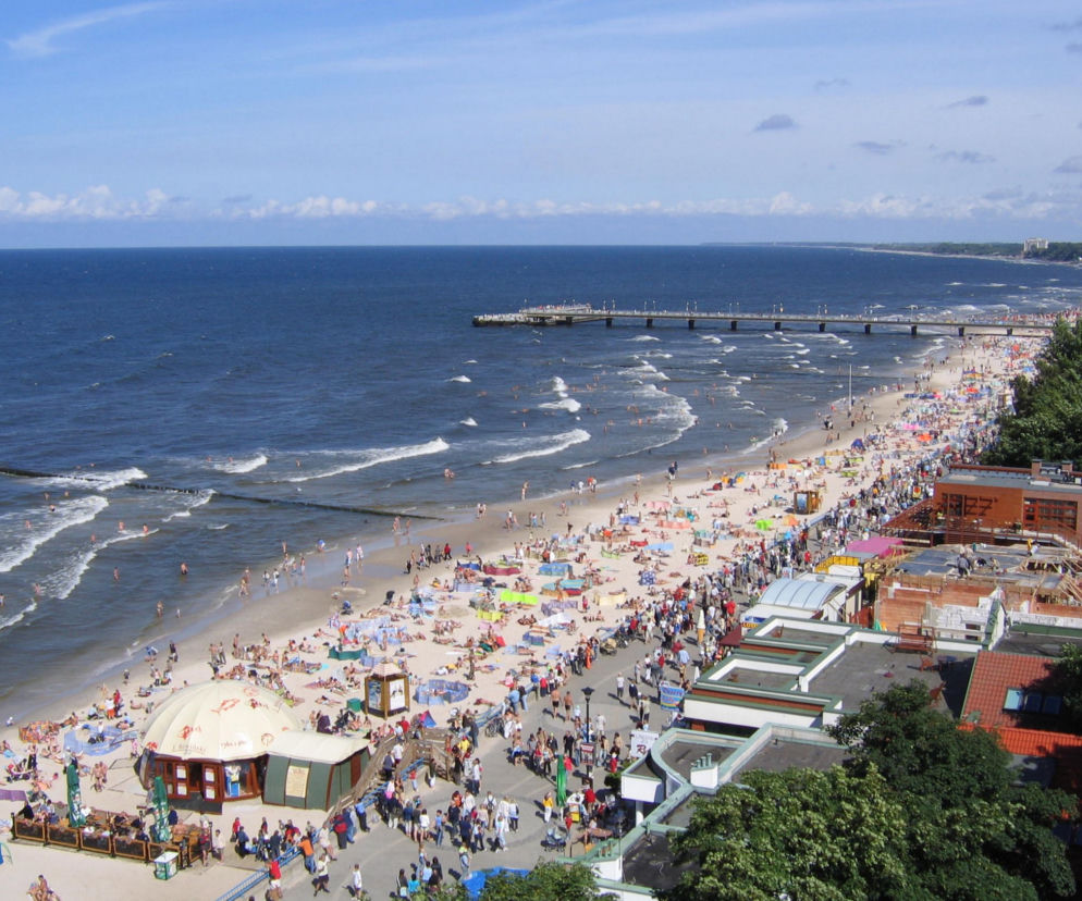 Plaża w Kołobrzegu