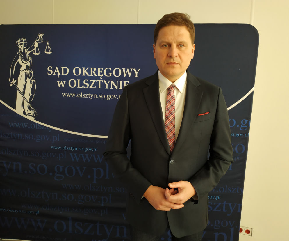 Sędzia Olgierd Dąbrowski-Żegalski - rzecznik Sądu Okręgowego w Olsztynie