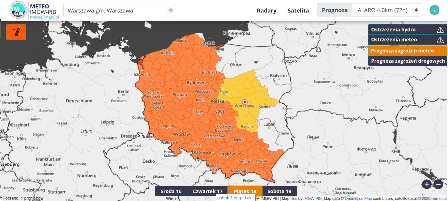 PIĄTEK 18 czerwca