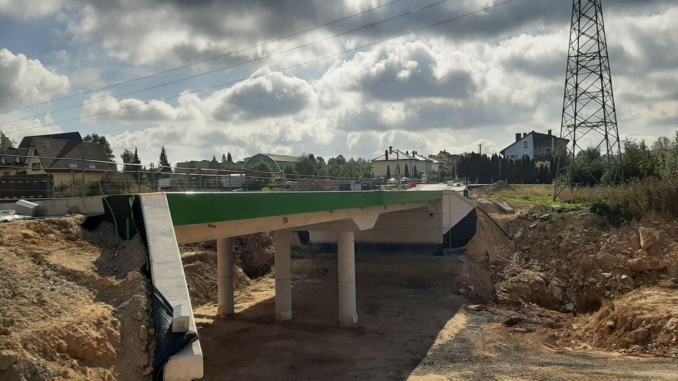 Budowa obwodnicy Wąchocka (październik 2023)