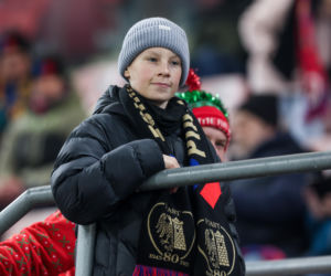 Kibice na meczu Piast Gliwice - Legia Warszawa