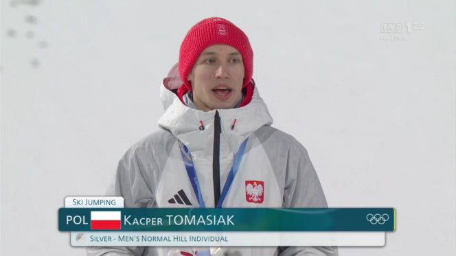 Kacper Tomasiak odebrał medal IO