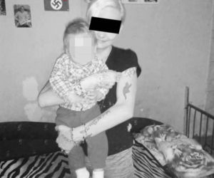 Matka publikowała zdjęcia dziecka z HITLEREM i SWASTYKĄ na FACEBOOKU