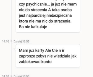 Nękana kobieta