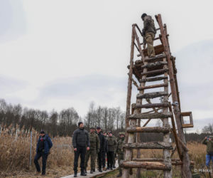 Karol Nawrocki na granicy w Wigilię