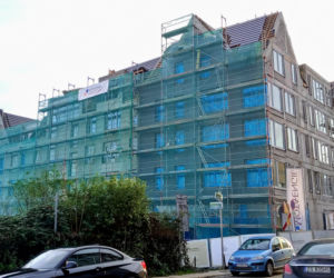 Budowa hotelu na Podzamczu - listopad 2020