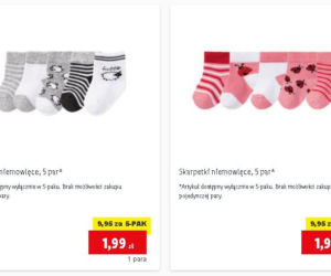 Skarpetki niemowlęce 1,99 zł/1 para