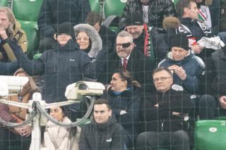 Grzegorz Braun. Mecz Ligi Konferencji Europy: Legia Warszawa - Sparta Praga