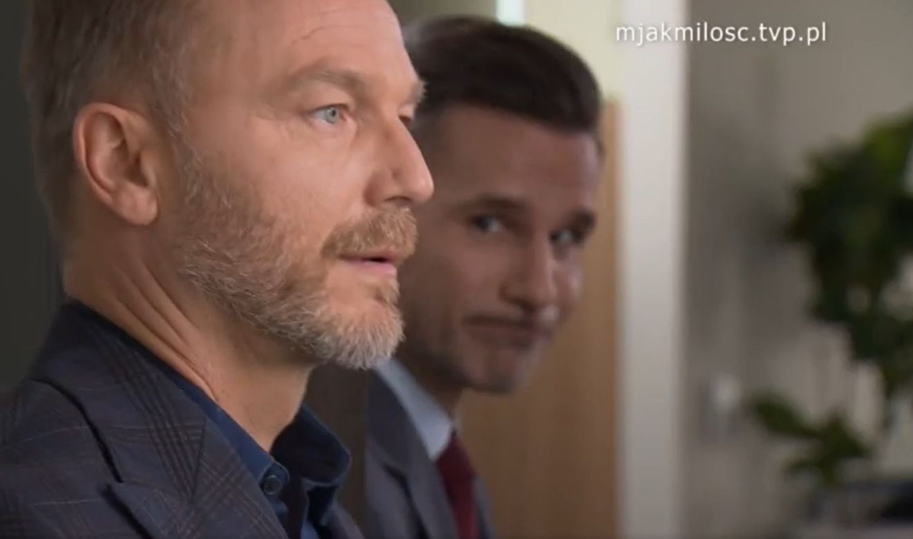 M jak miłość. Budzyński (Krystian Wieczorek), Kamil (Marcin Bosak)