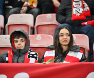 Widzew Łódź - Lech Poznań: Zdjęcia kibiców i zawodników z meczu 24. kolejki PKO BP Ekstraklasy