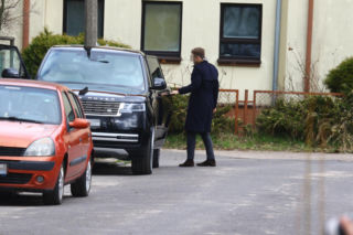 Kasia Tusk z córkami z koszyczkiem przyjechali do Donalda