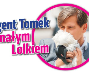 Agent Tomek z małym Lolkiem