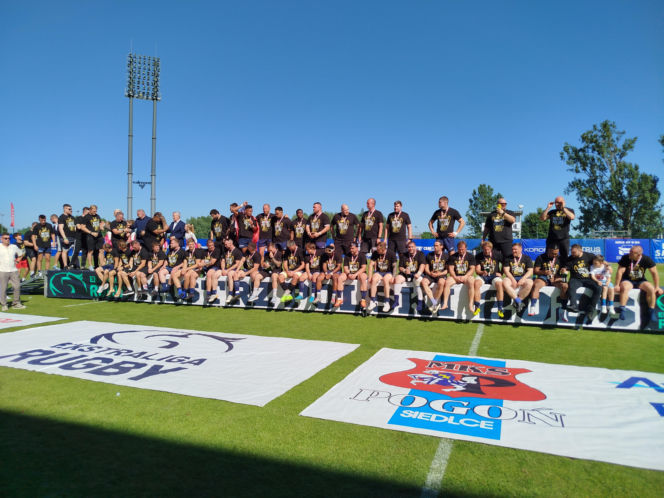 MKS Awenta Pogoń Siedlce pokonała zespół Energa Ogniwo Sopot i drugi rok z rzędu zdobyła tytuł Mistrza Polski Ekstraligi Rugby!