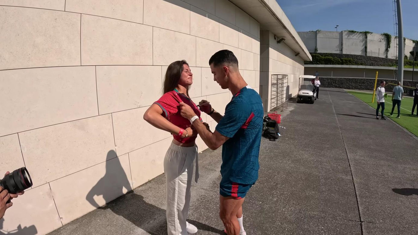 Cristiano Ronaldo i Celine Dept