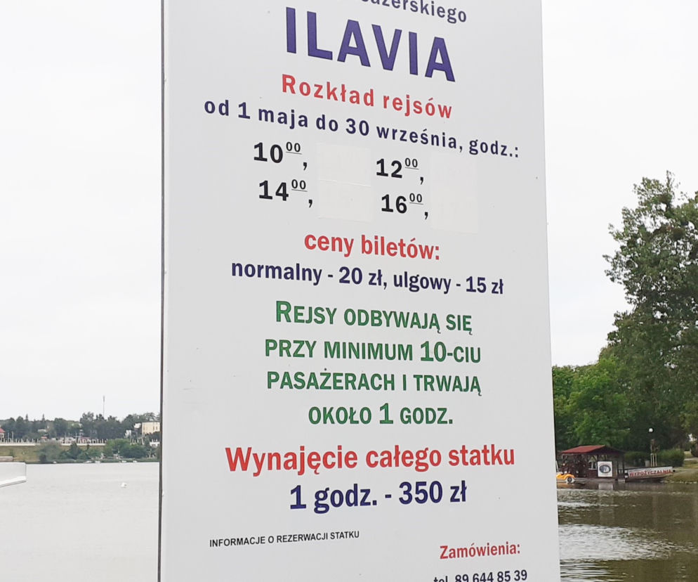 Statek Ilavia ponownie na wodach Jezioraka. Sezon 2020 rozpoczęty!