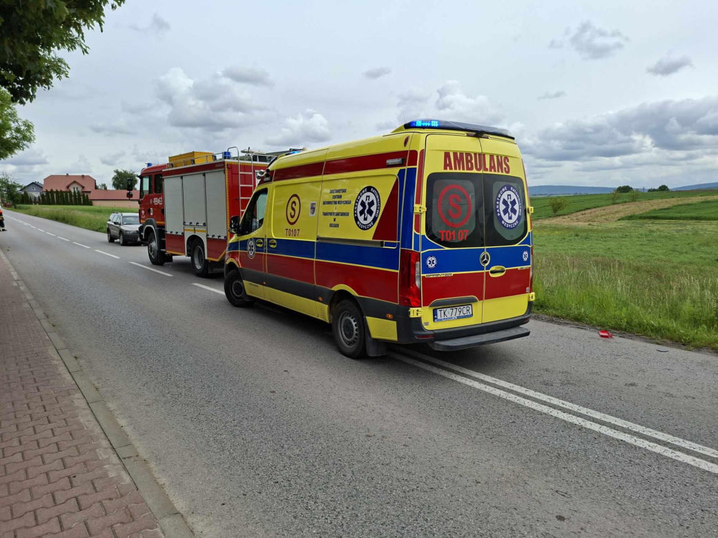 Wypadek w Chybicach