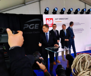 Wmurowanie kamienia węgielnego pod budowę nowego źródła ciepła dla Krakowa