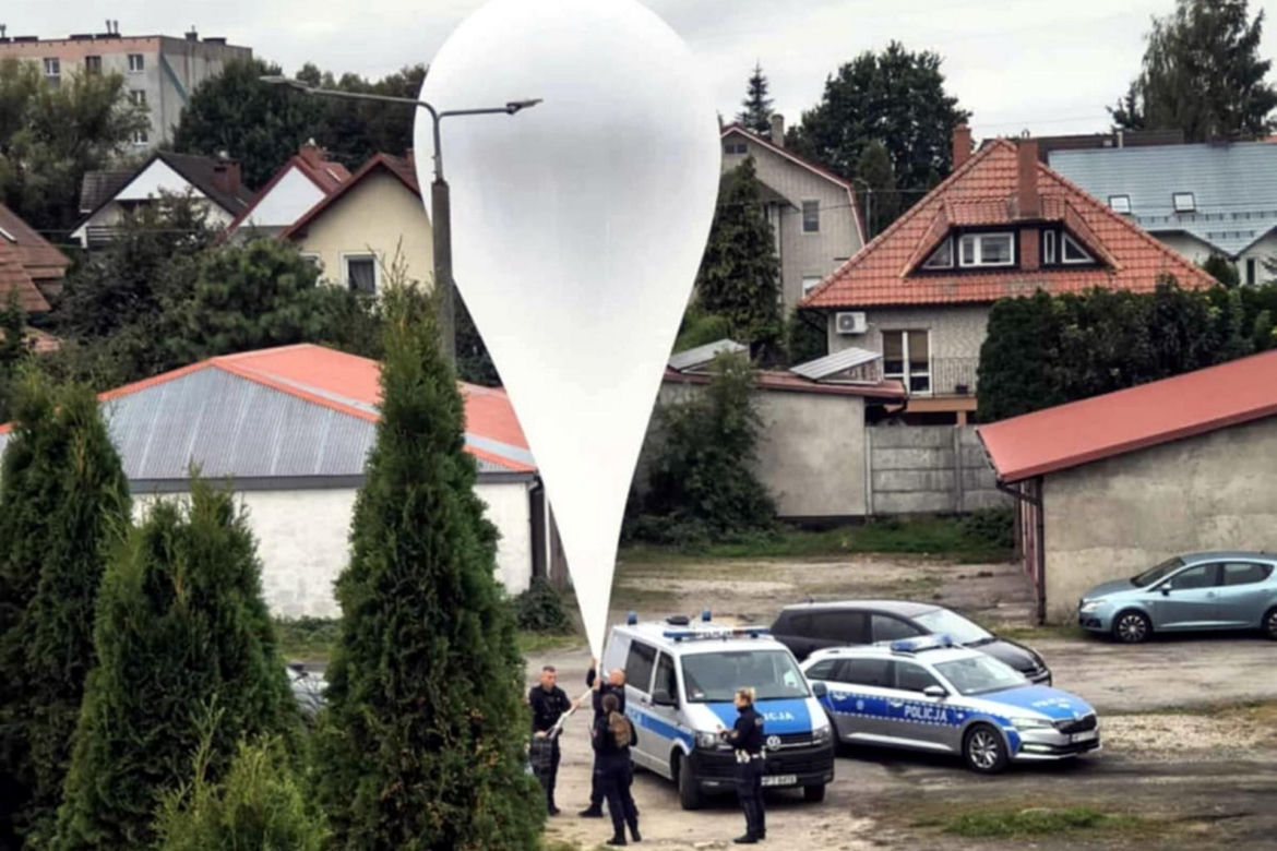 Tajemnicze balony spadły na Warmii i Mazurach. Nowa metoda przestępców