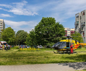 Tychy: Znów ta hulajnoga! 9-latek wjechał wprost pod samochód. Huk niósł się przez całą okolicę