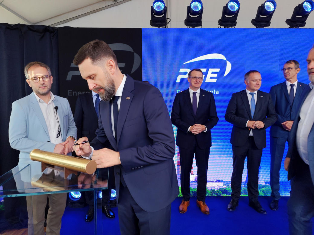 Wmurowanie kamienia węgielnego pod budowę nowego źródła ciepła dla Krakowa