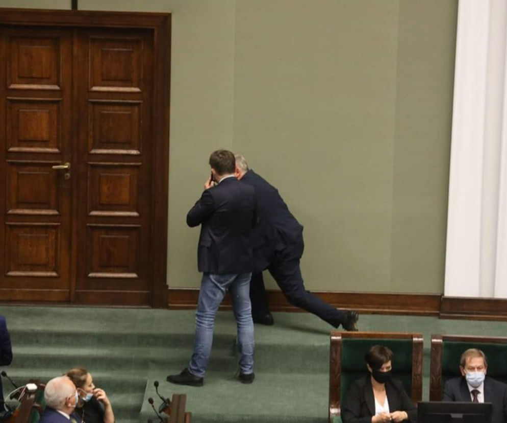 Marek Suski upada w Sejmie