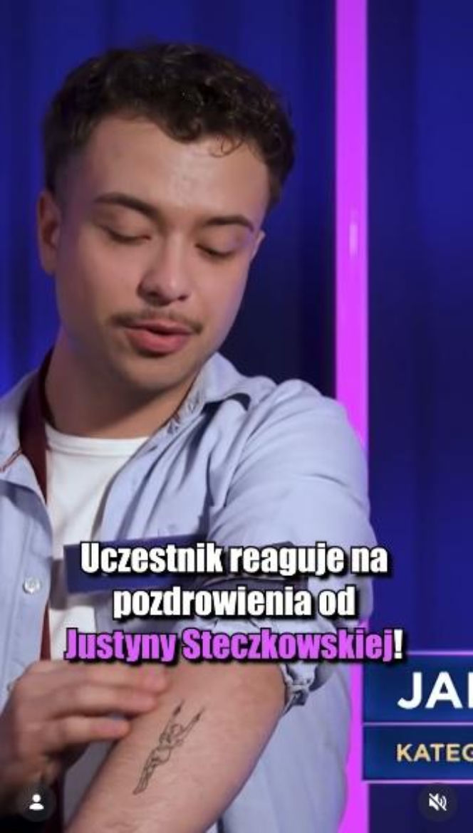 Kuba Nogala z "The Floor" wytatuował sobie Justynę Steczkowską