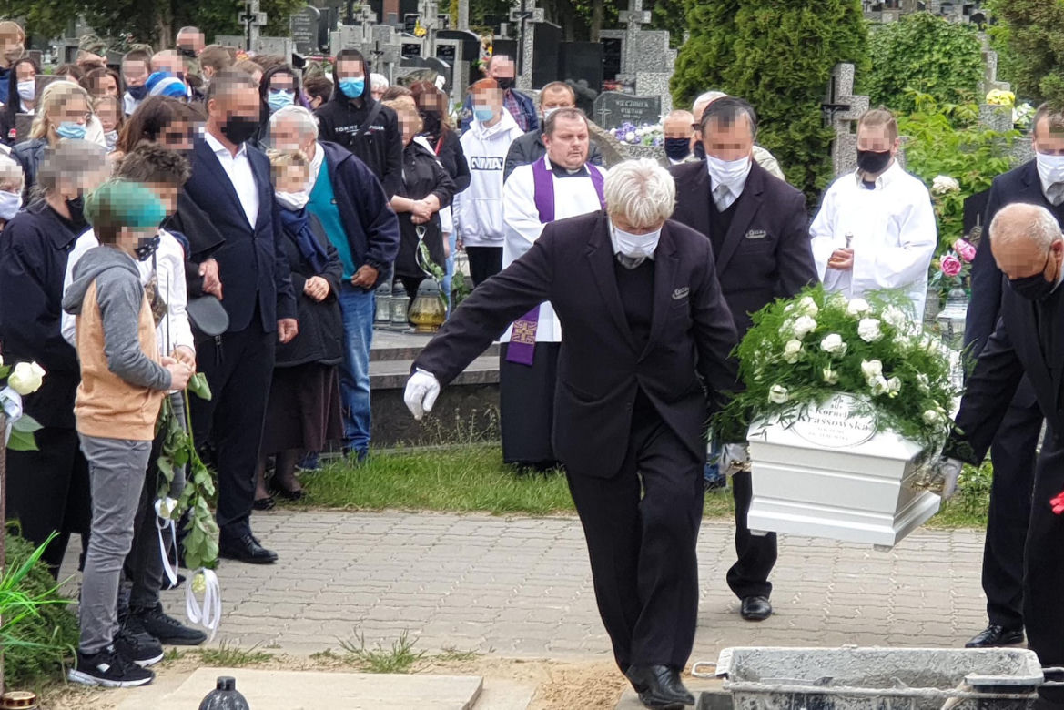 Pogrzeb zamordowanej Kornelii