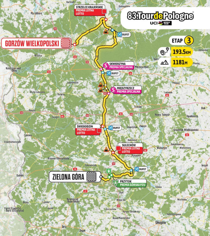 ETAP 3. Tour de Pologne – Gorzów Wielkopolski – Zielona Góra